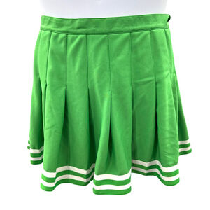 Green Cheerleader Skirt Pleated Mini Adjustable Waist Small Costume, Role‎ Play